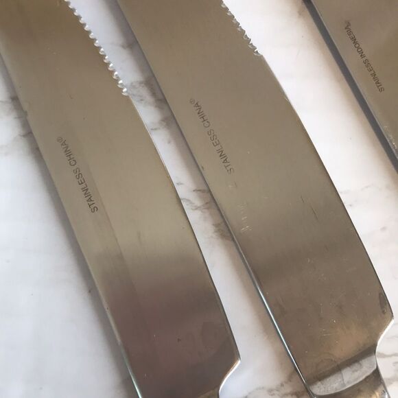 Bass pro set of 5 deer stainless butter dinner knifes - Picture 9 of 10